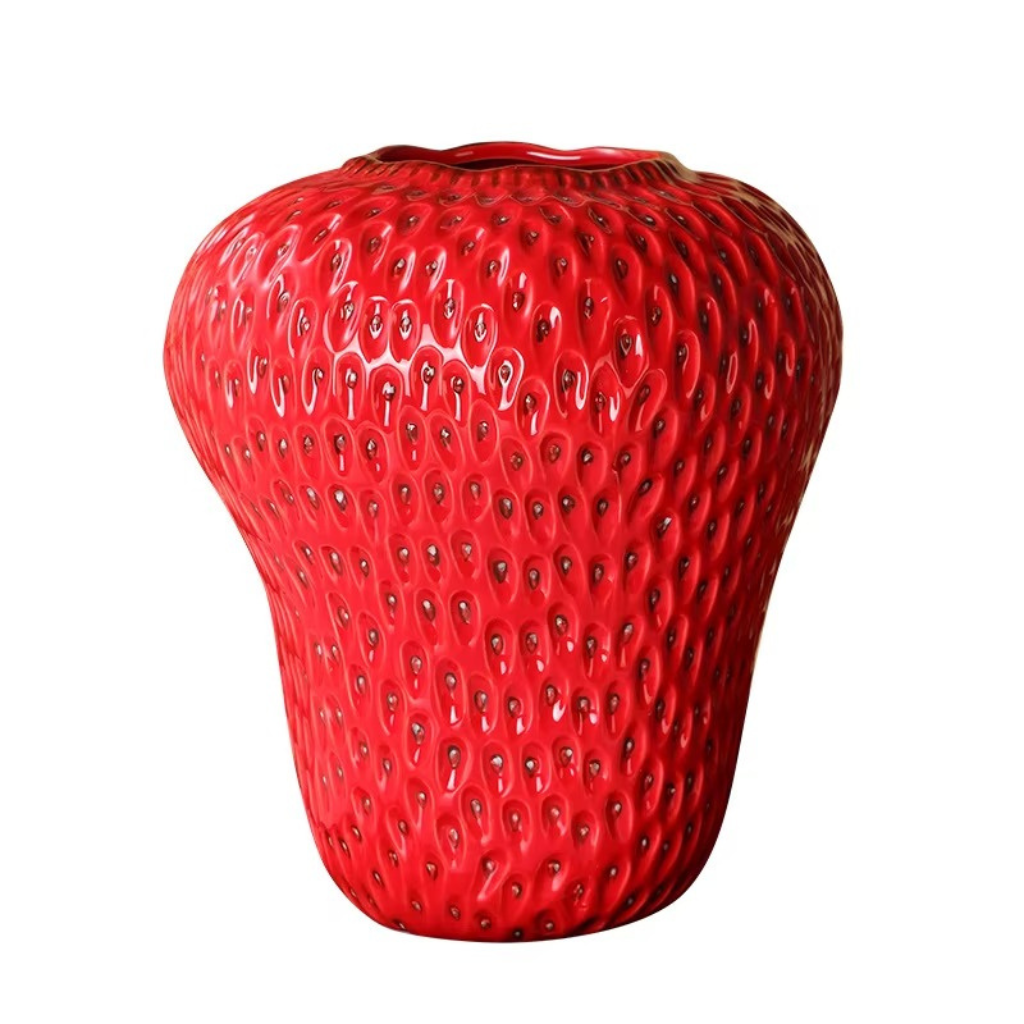 The Berryra Ceramic Strawberry Vase