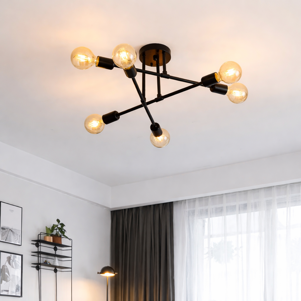 The Velix Nordic Iron Pendant Ceiling Chandelier