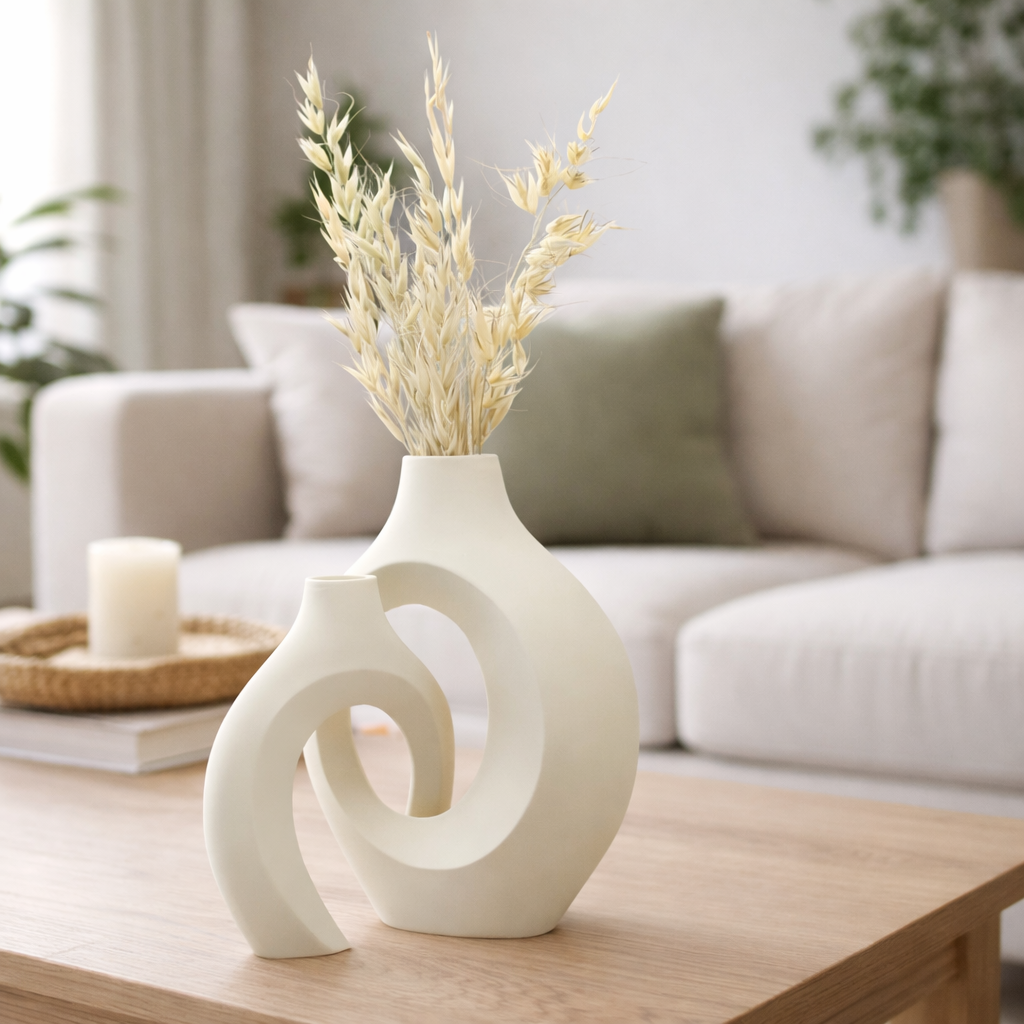 The Amvix Decorative Modern Vase Ornament Set