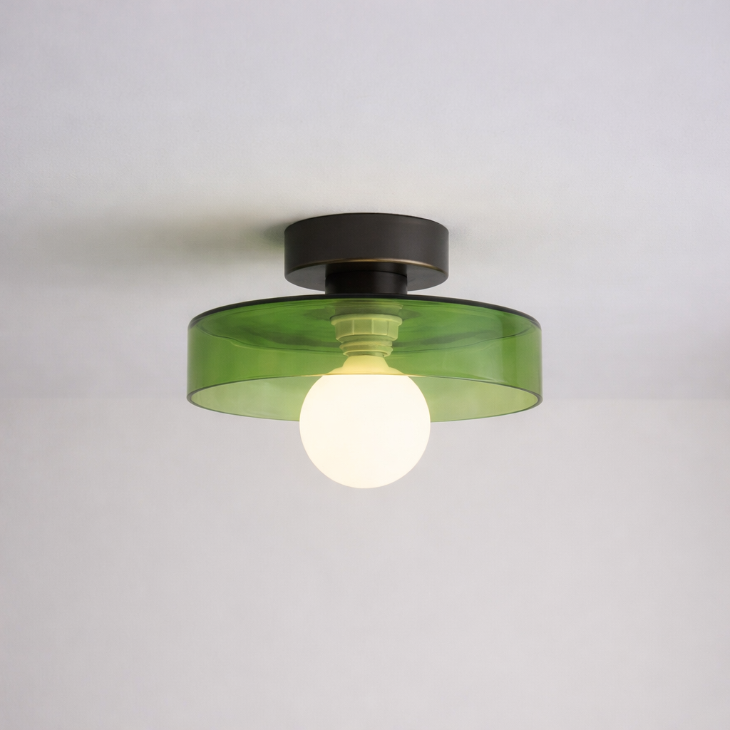 The Vintix Glass Transparent LED Ceiling Light