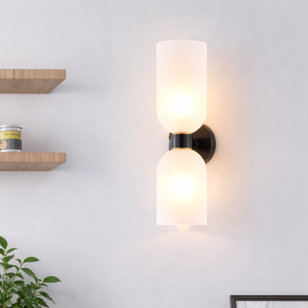 The Luxor Nordic Modern LED Glass Wall Lamp
