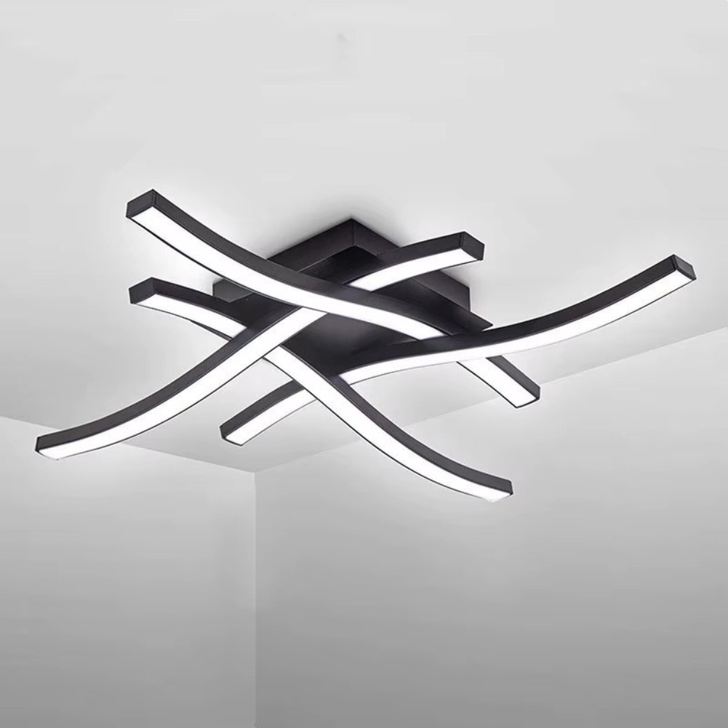 The Curvix Modern Curved Surface Mount LED Ceiling Light