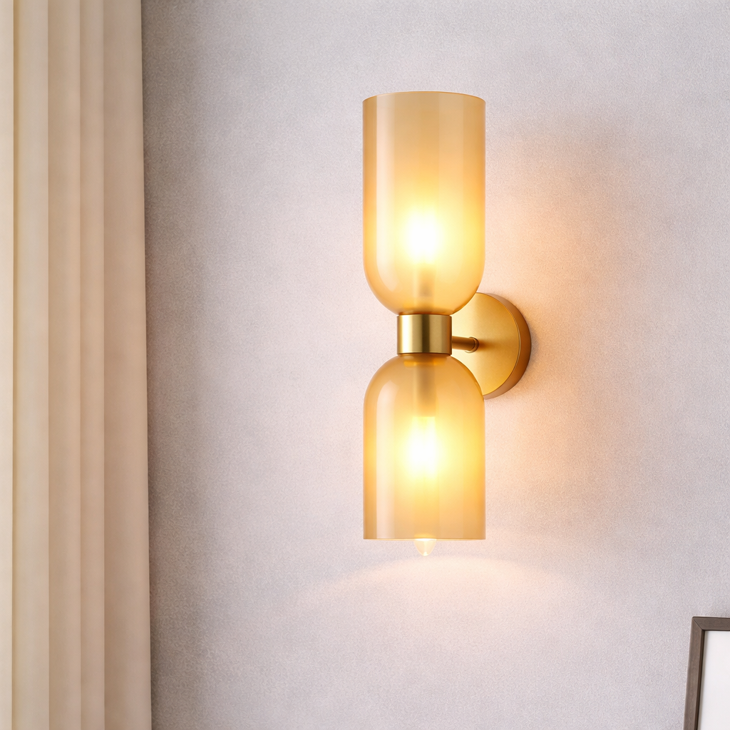 The Luxor Nordic Modern LED Glass Wall Lamp