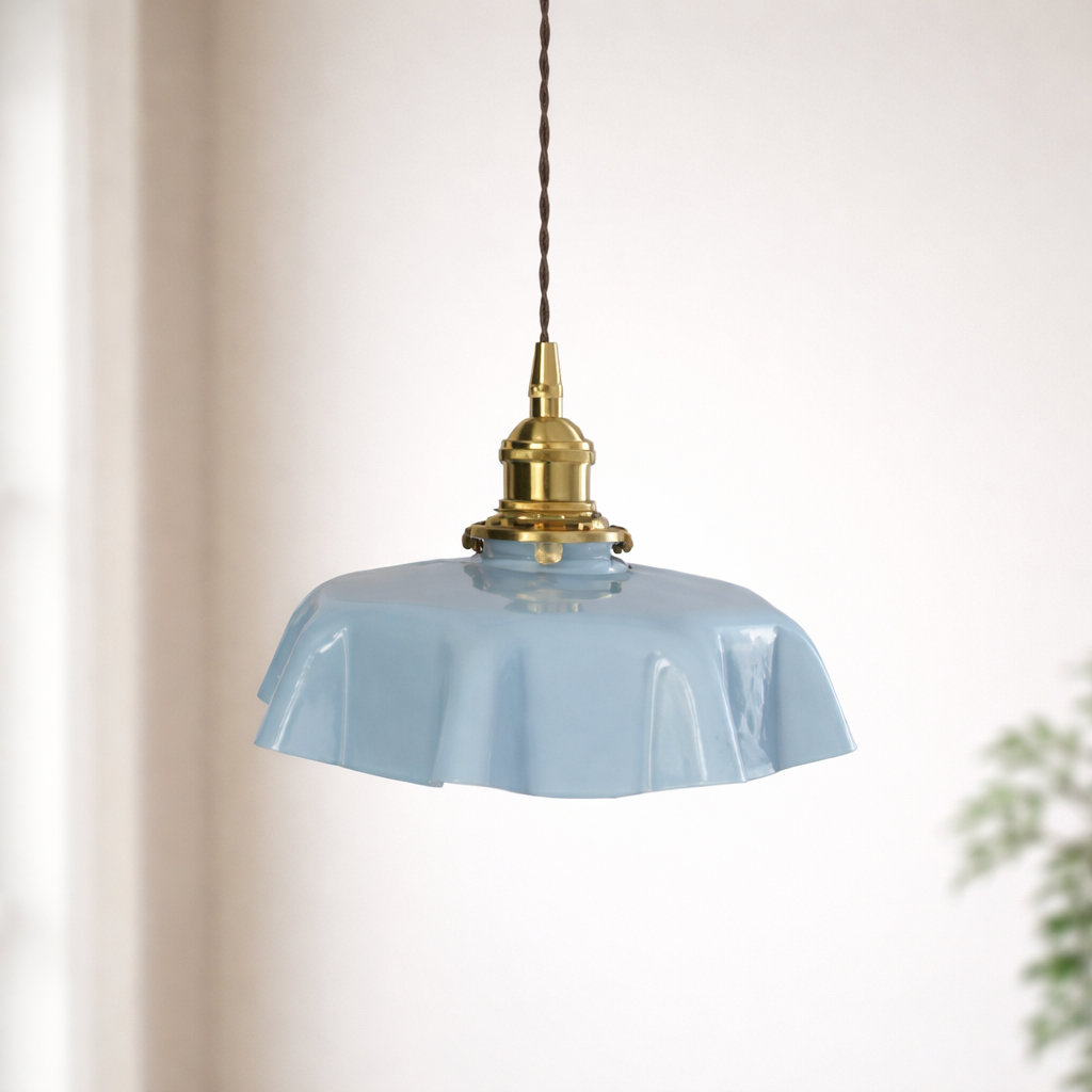 The Petrix Glass Flower Pendant Ceiling Light