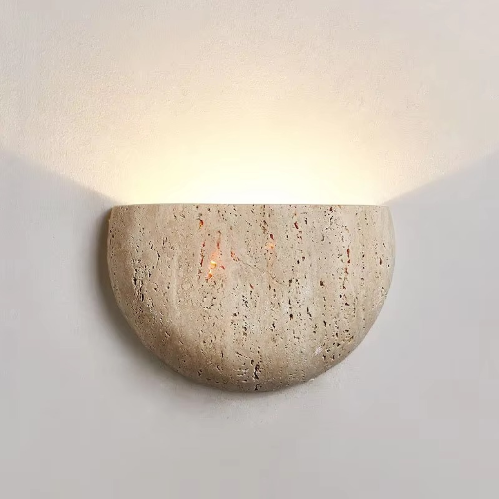 The Stonix Modern Retro Stone Corridor Wall Lamp