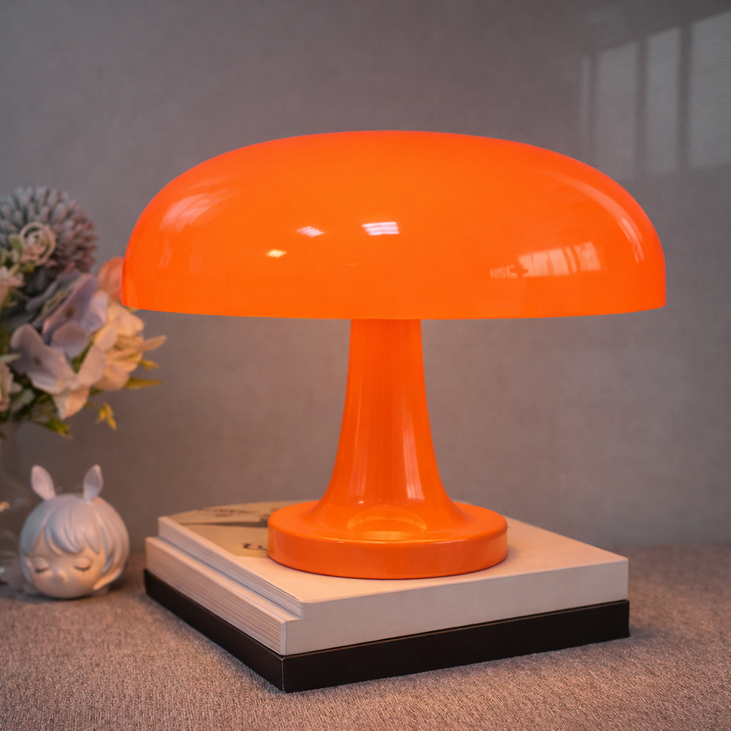 The Nuvra Mushroom Minimalist Bedside Table Lamp