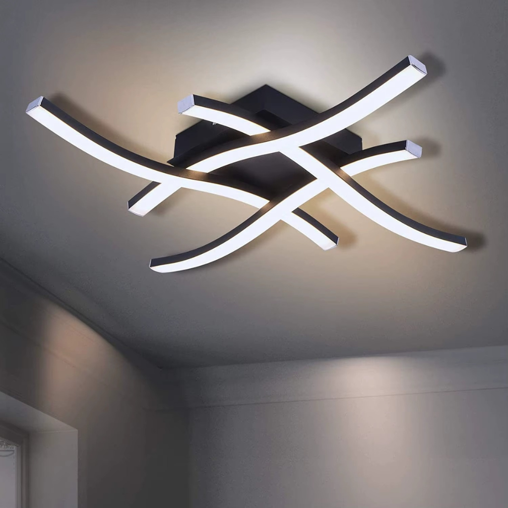 The Curvix Modern Curved Surface Mount LED Ceiling Light