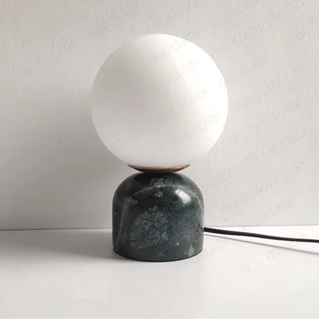 The Marlux Marble Modern Bedside Table Lamp