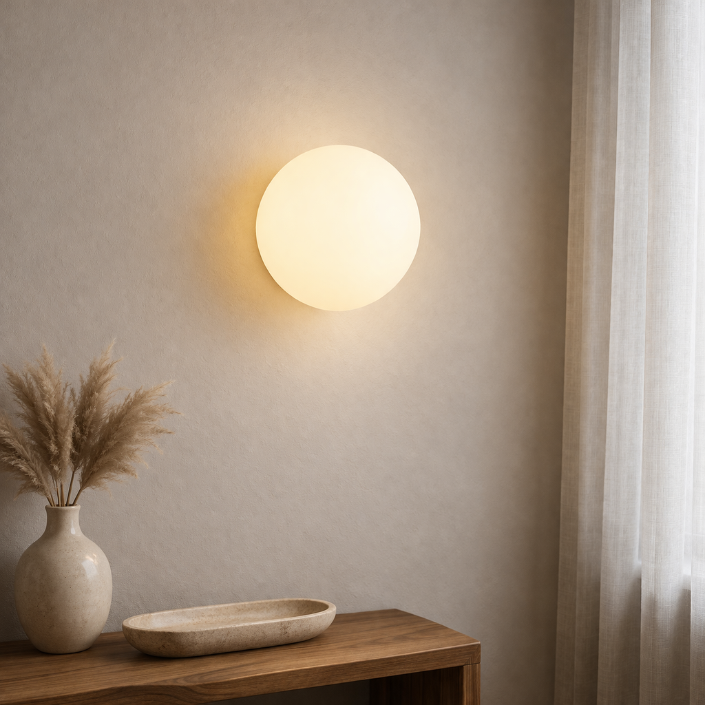 The Milvex Bauhaus Glass Wall Lamp