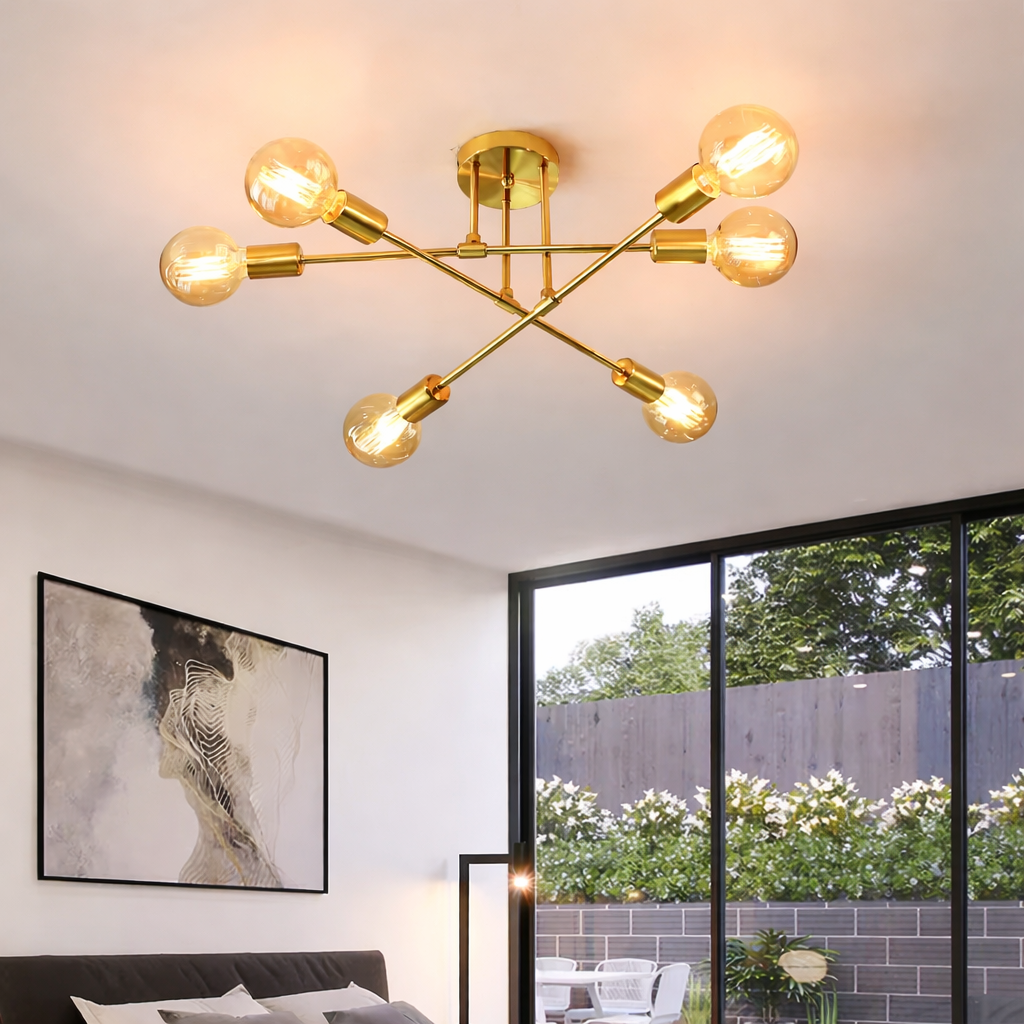 The Velix Nordic Iron Pendant Ceiling Chandelier