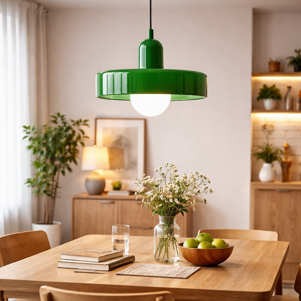 The Baurox Nordic Glass Bauhaus Pendant Light