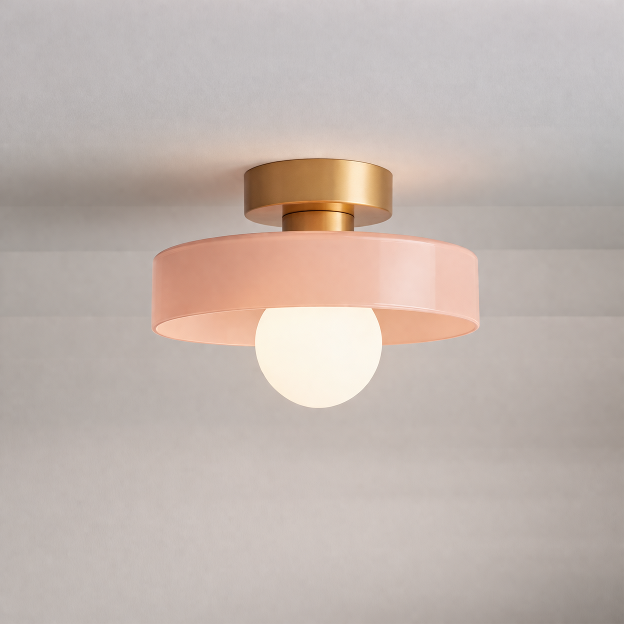 The Vintix Glass Transparent LED Ceiling Light