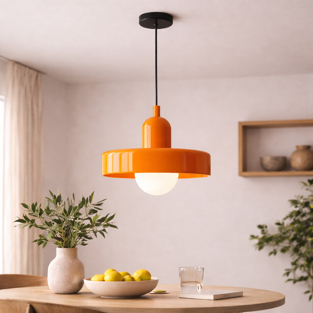 The Xylo Nordic Coloured Glass Pendant Ceiling Light
