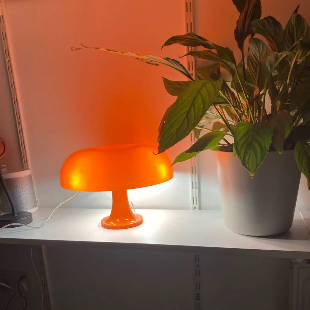 The Nuvra Mushroom Minimalist Bedside Table Lamp