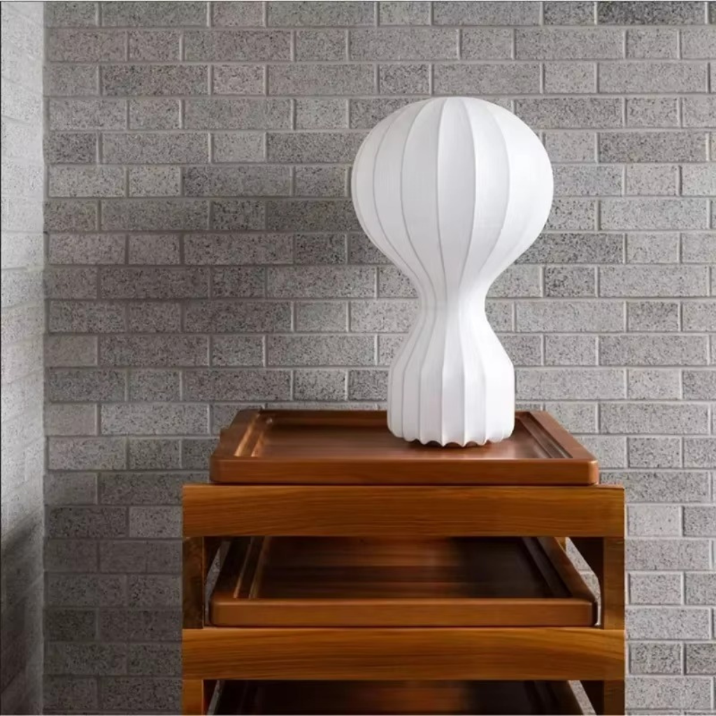 The Cocora Gatto Cocoon Japanese Style LED Table Lamp