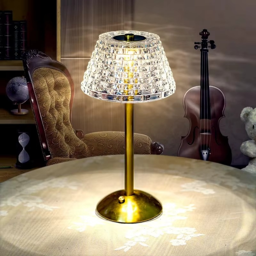 The Crylex Nordic Crystal USB Rechargeable Lamp