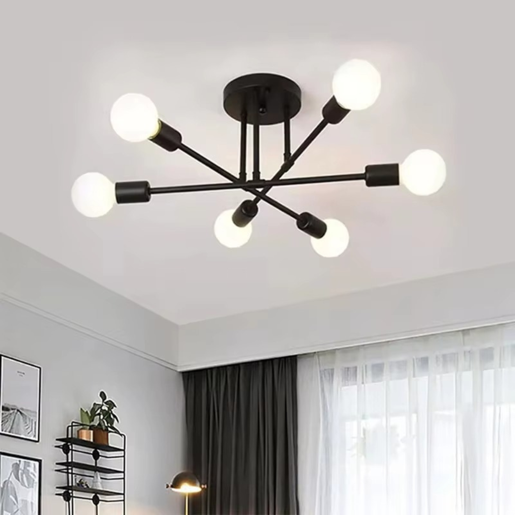 The Velix Nordic Iron Pendant Ceiling Chandelier