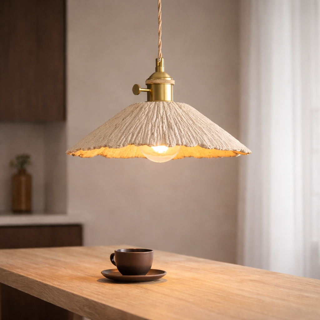 The Cemix Nordic Micro Cement LED Pendant Lamp