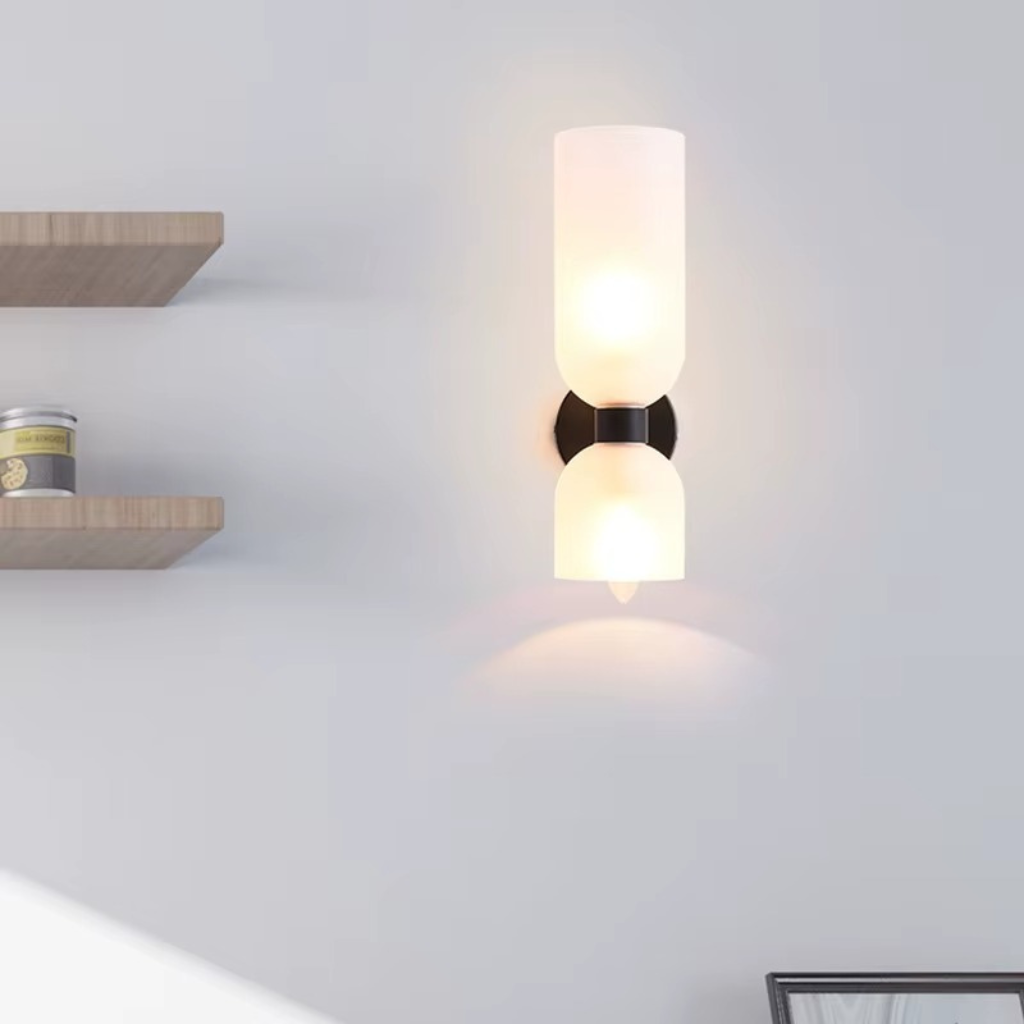 The Luxor Nordic Modern LED Glass Wall Lamp