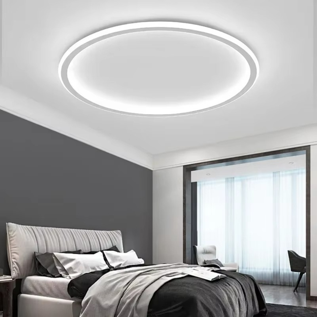 The Cirvex Nordic Circular Remote Control LED Ceiling Light