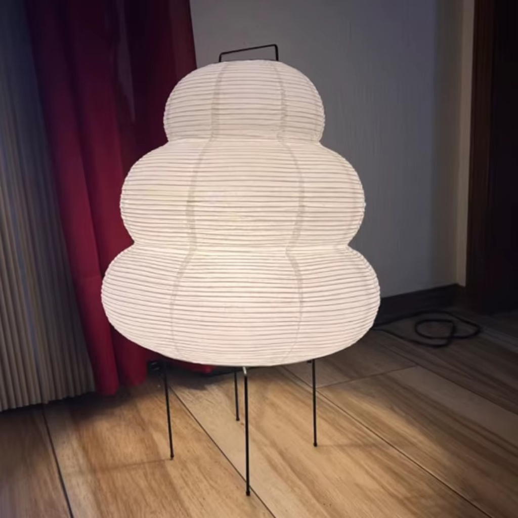 The Ryza Japanese Rice Paper LED Table Lamp
