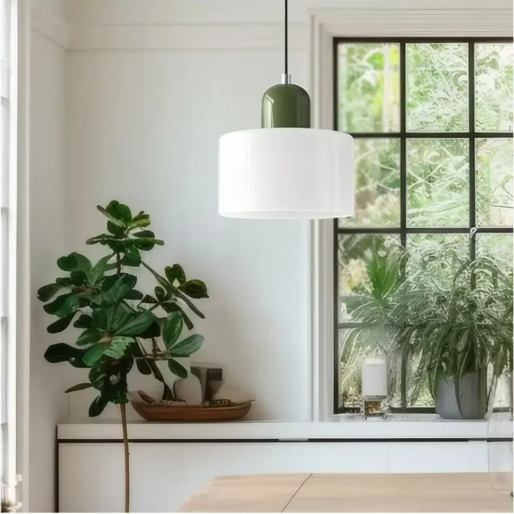 The Colyra Nordic Colour Glass Pendant Cieling Light