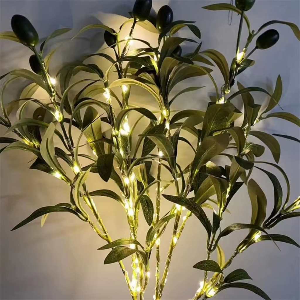 The Olvex Olive Leaf String Decorative Indoor Lights