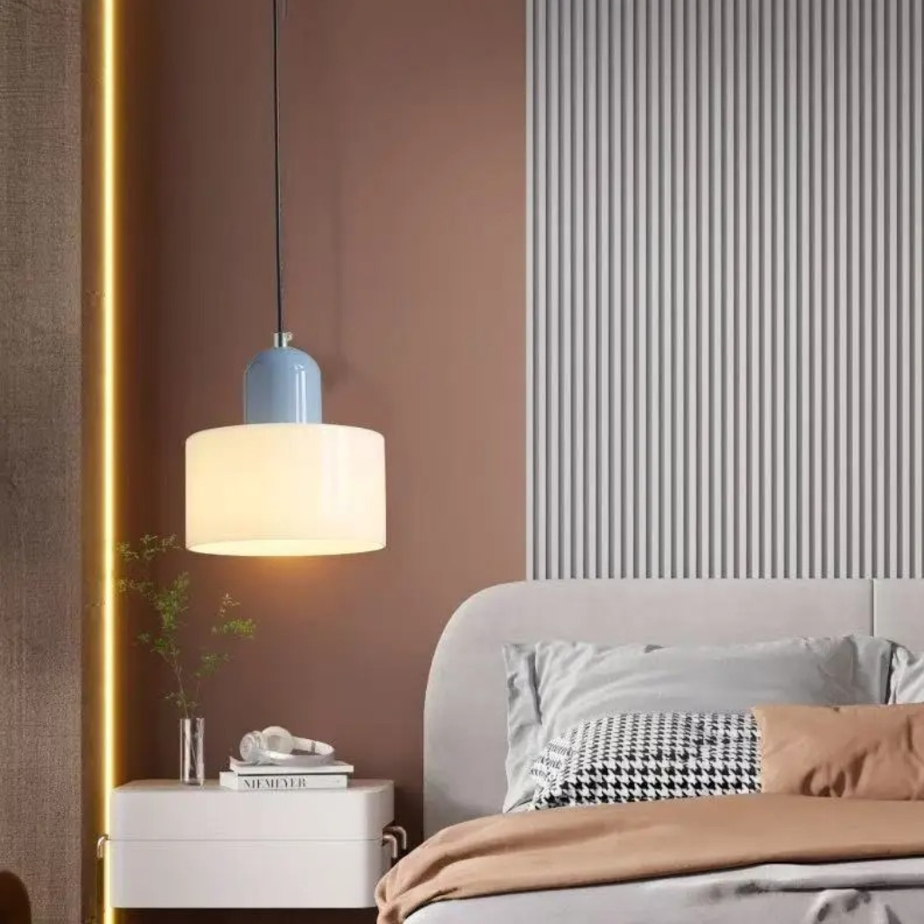 The Colyra Nordic Colour Glass Pendant Cieling Light