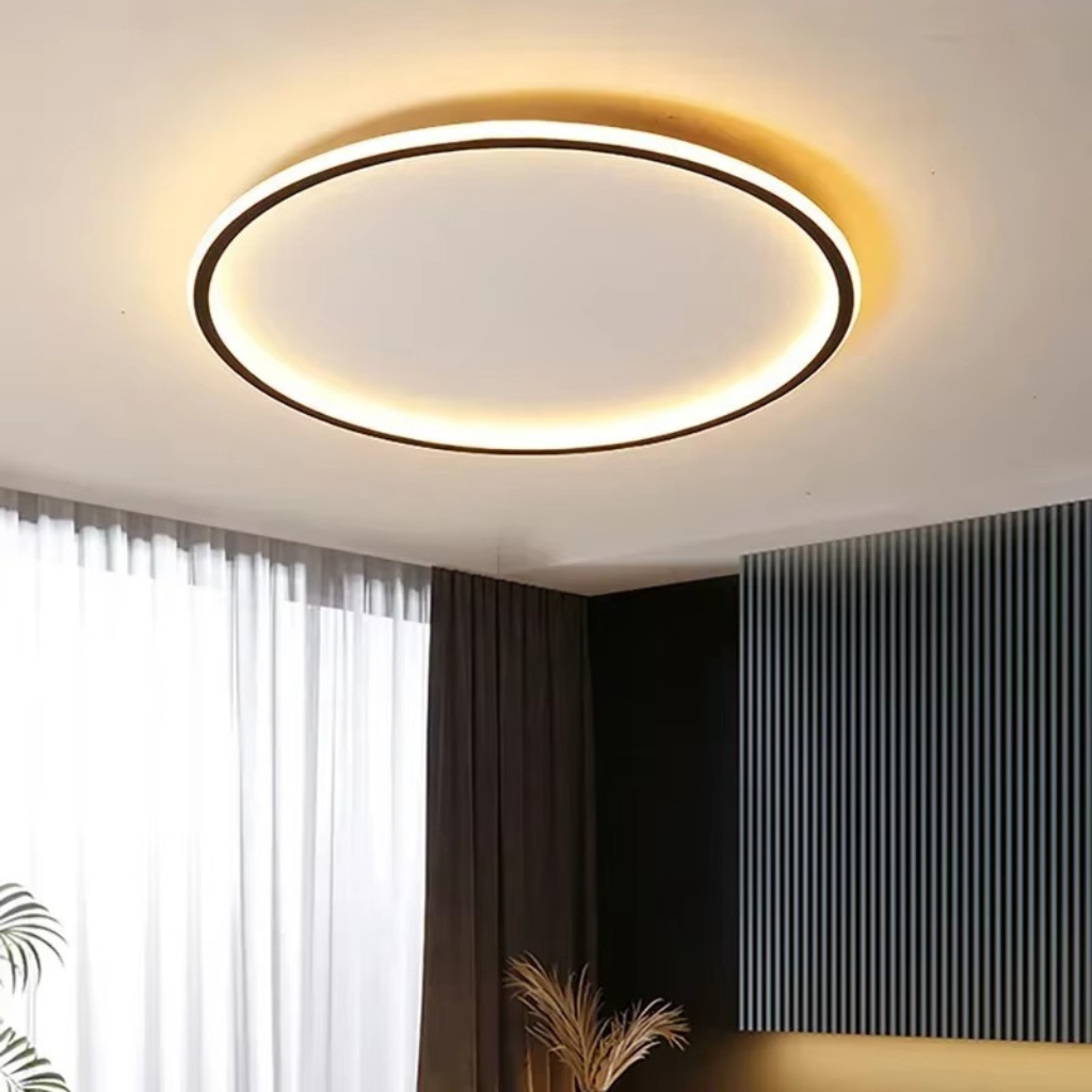 The Cirvex Nordic Circular Remote Control LED Ceiling Light