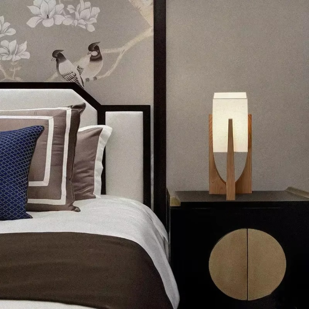 The Zenro Japanese Wood Minimalist Lamp