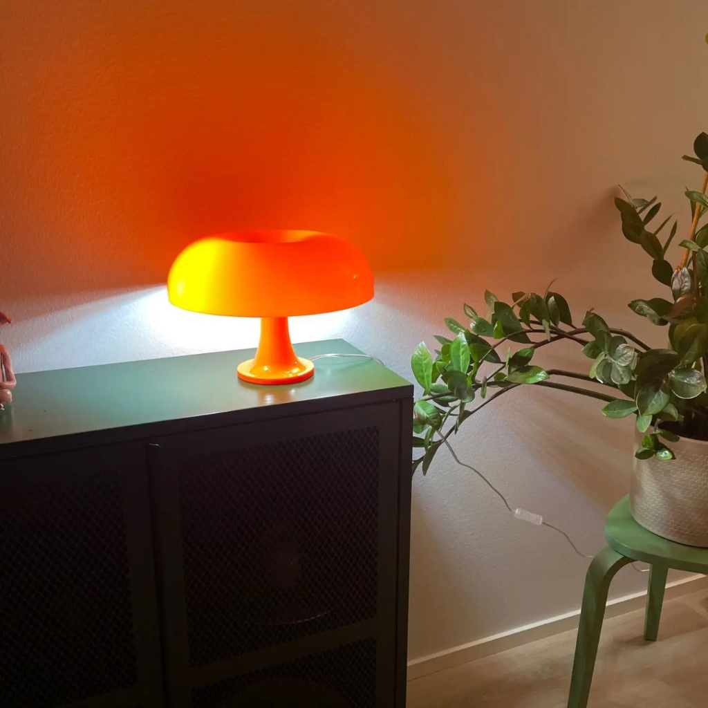 The Nuvra Mushroom Minimalist Bedside Table Lamp