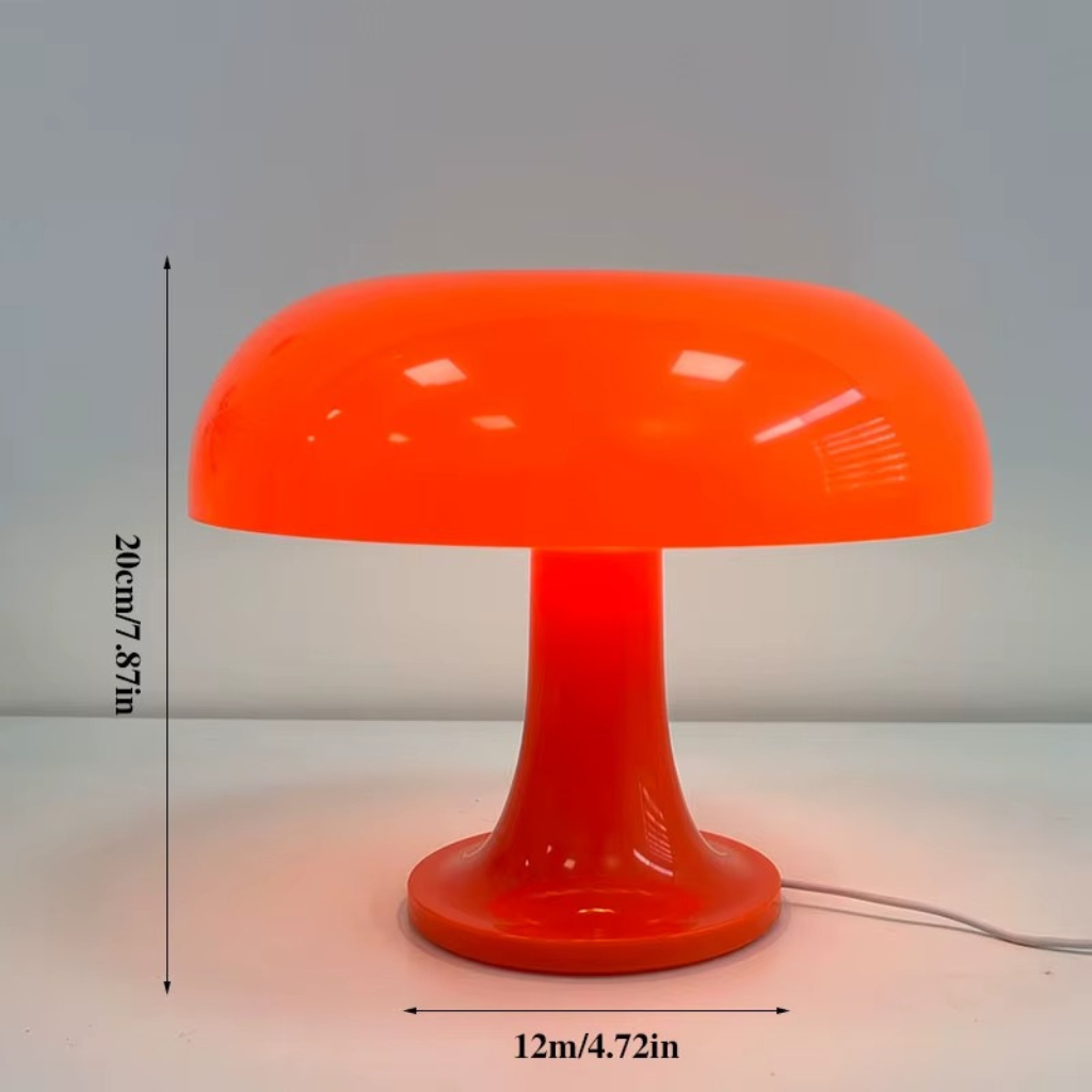 The Nuvex Modern LED Mushroom Bedside Table Lamp