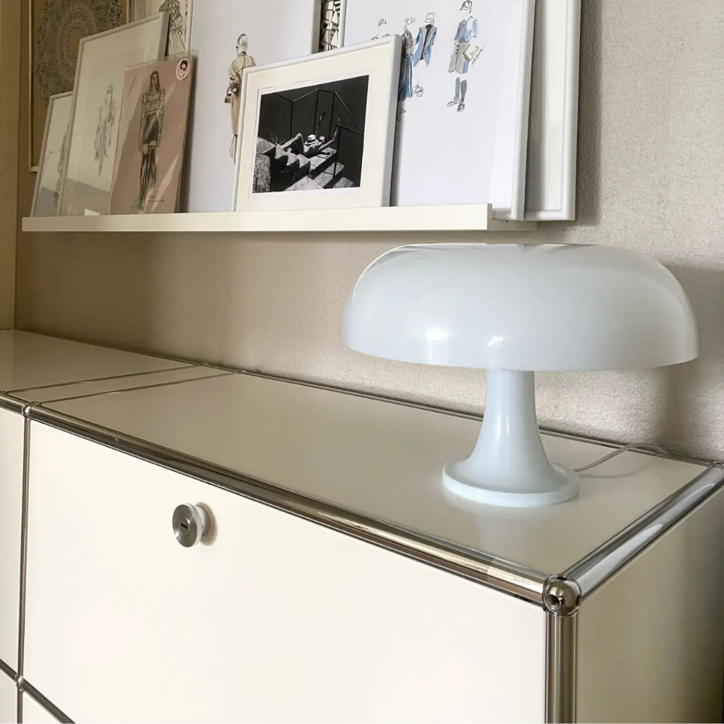 The Nuvra Mushroom Minimalist Bedside Table Lamp
