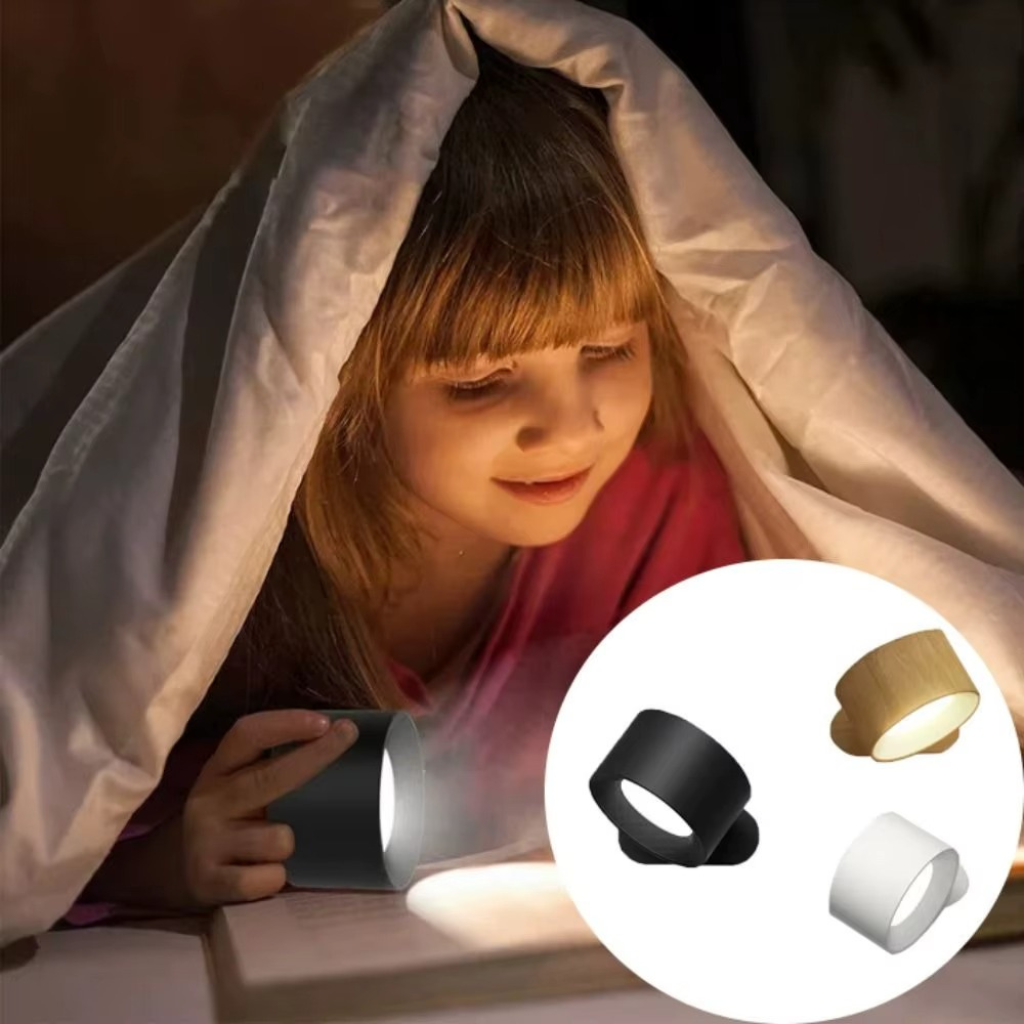 The Vexo Magnetic Rechargeable 360° Rotating Dimmable LED Wall Lamp