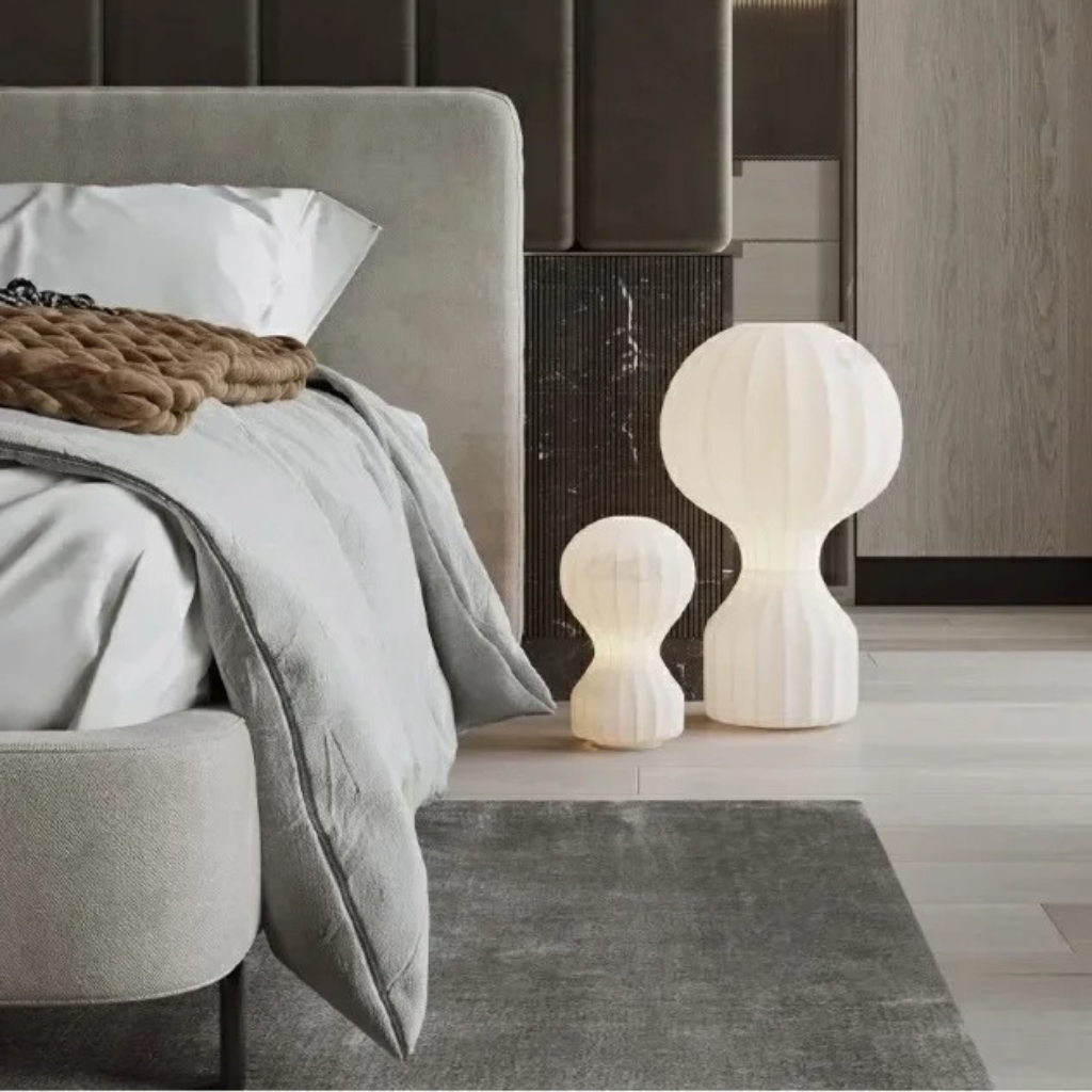 The Cocora Gatto Cocoon Japanese Style LED Table Lamp