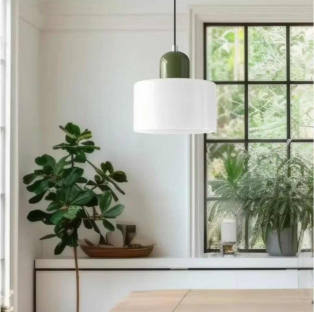 The Colyra Nordic Colour Glass Pendant Cieling Light