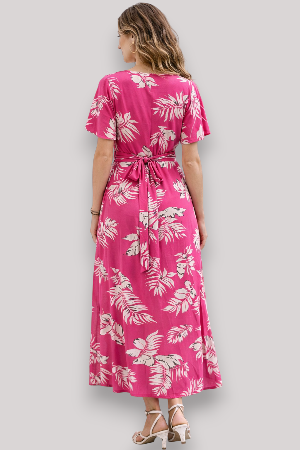 The Adelina Women's Floral Vacation Maxi Dress