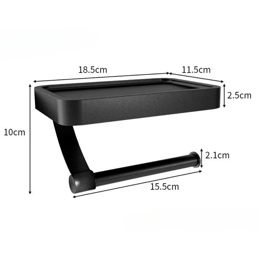 The Adhesio Self Adhesive Wall Mount Toilet Paper Holder