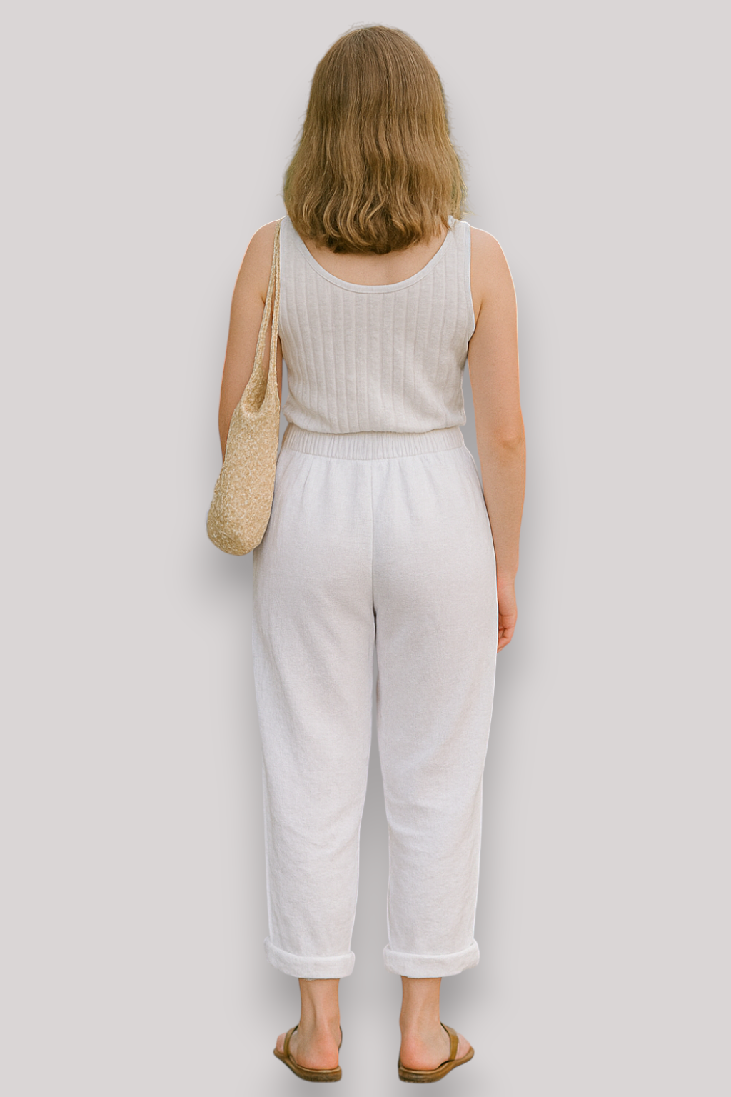 The Aldwyn Harem Trousers Linen Blend Relaxed Fit Pants