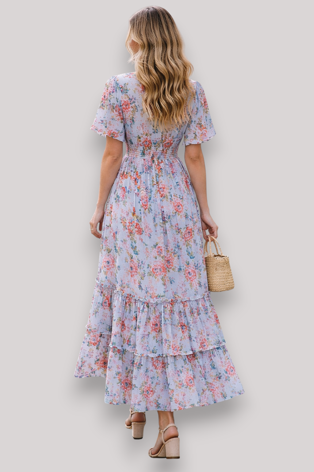 The Alice Women's Ruffle Maxi Floral Dress