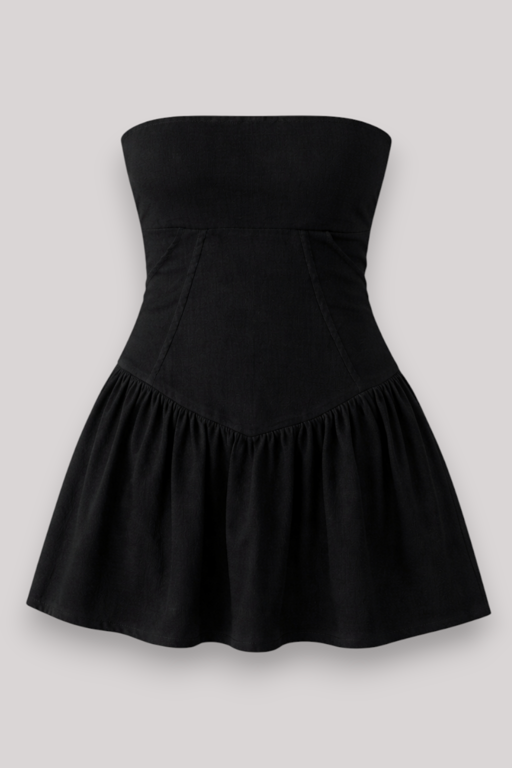 The Allegra Mini Dress Empire Waist Sleeveless Evening Style