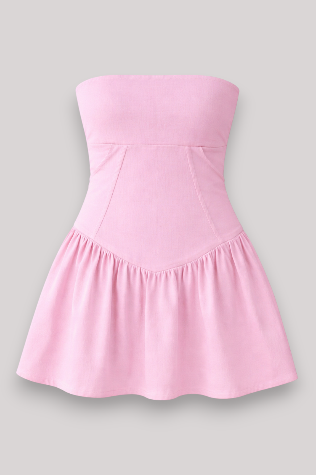 The Allegra Mini Dress Empire Waist Sleeveless Evening Style