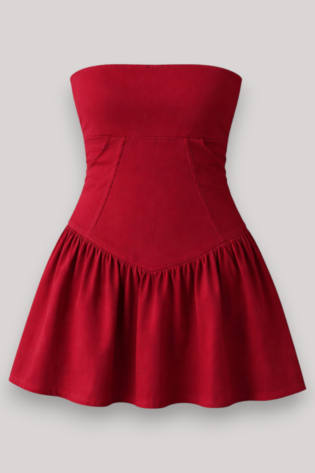 The Allegra Mini Dress Empire Waist Sleeveless Evening Style