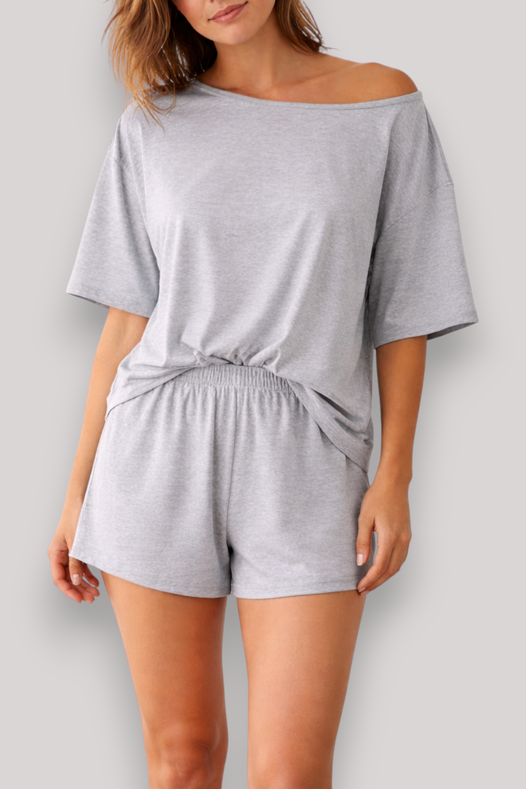 The Althea Women's Two Piece Set Summer Short Sleeve Top And Shorts