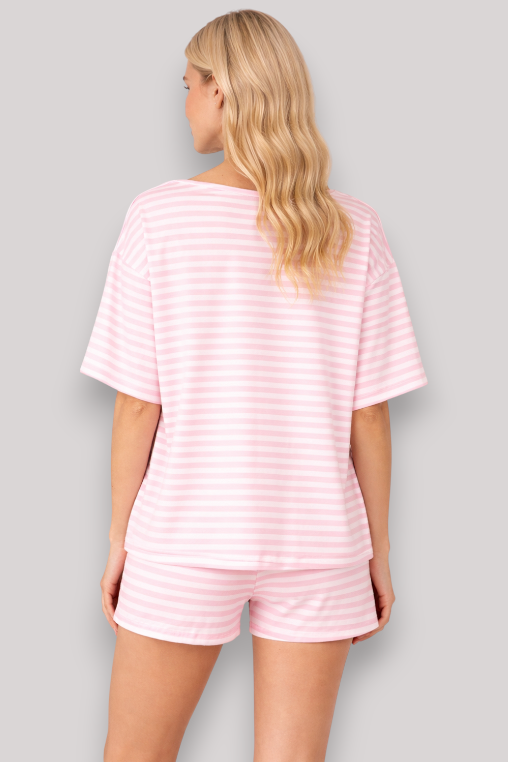 The Althea Women's Two Piece Set Summer Short Sleeve Top And Shorts