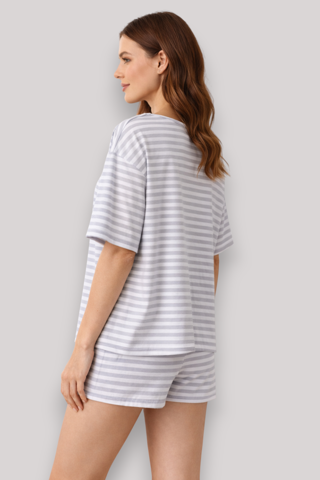 The Althea Women's Two Piece Set Summer Short Sleeve Top And Shorts