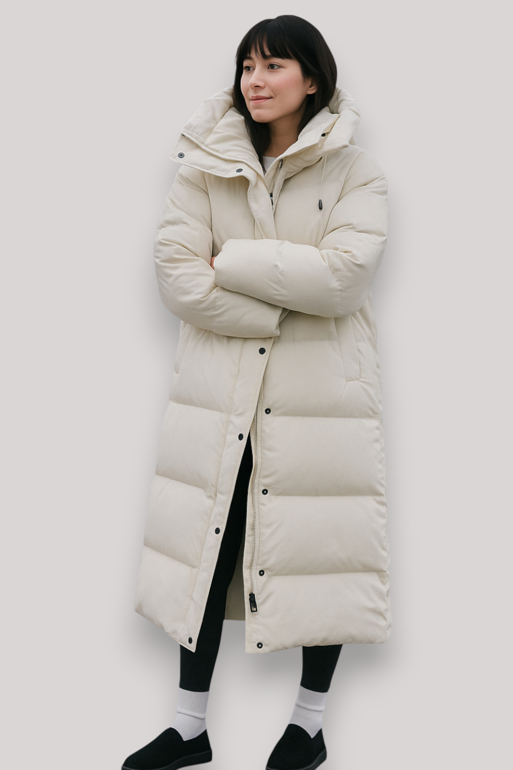 The Ashford Quilted Winter Jacket Thick Windproof Parka