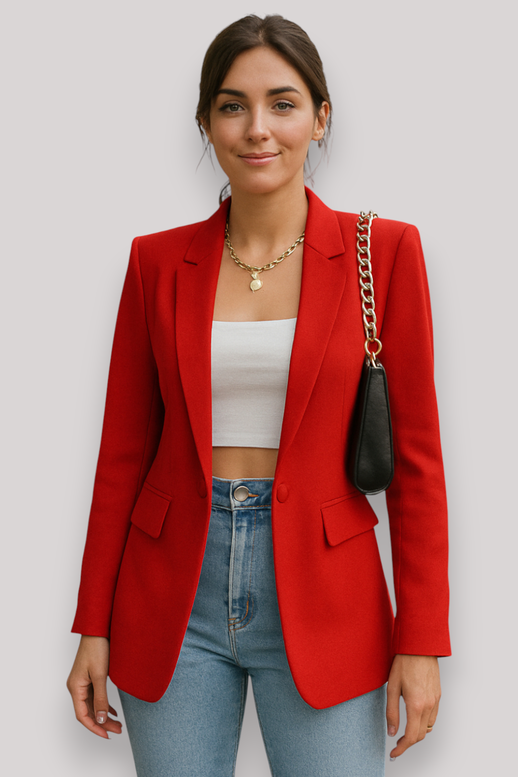 The Avery Tailored Office Blazer Long Sleeve Winter Jacket