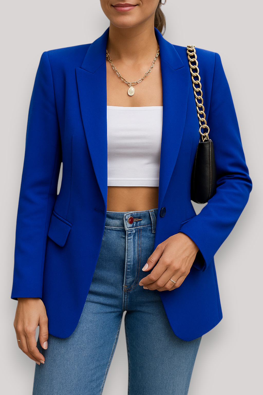 The Avery Tailored Office Blazer Long Sleeve Winter Jacket