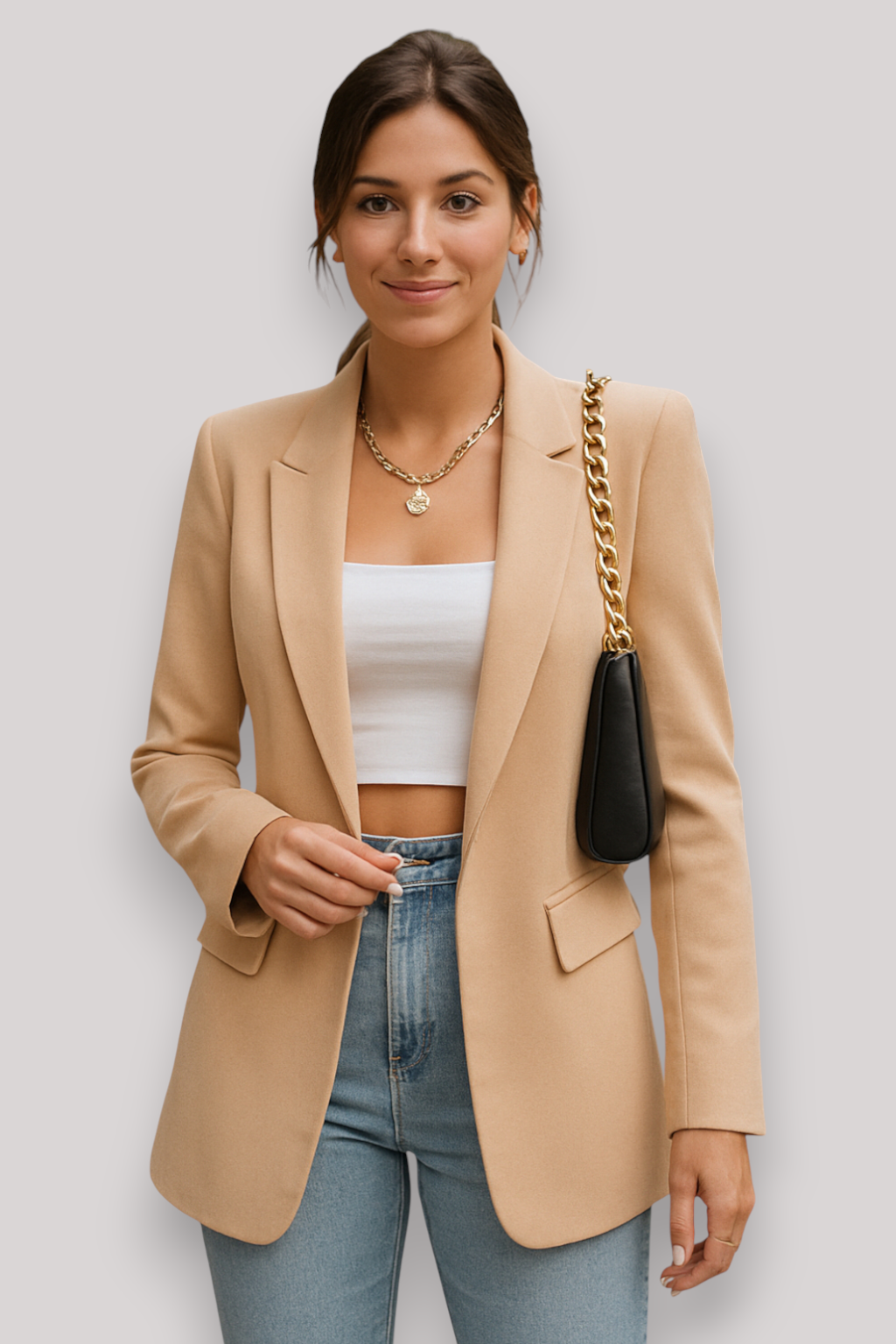 The Avery Tailored Office Blazer Long Sleeve Winter Jacket